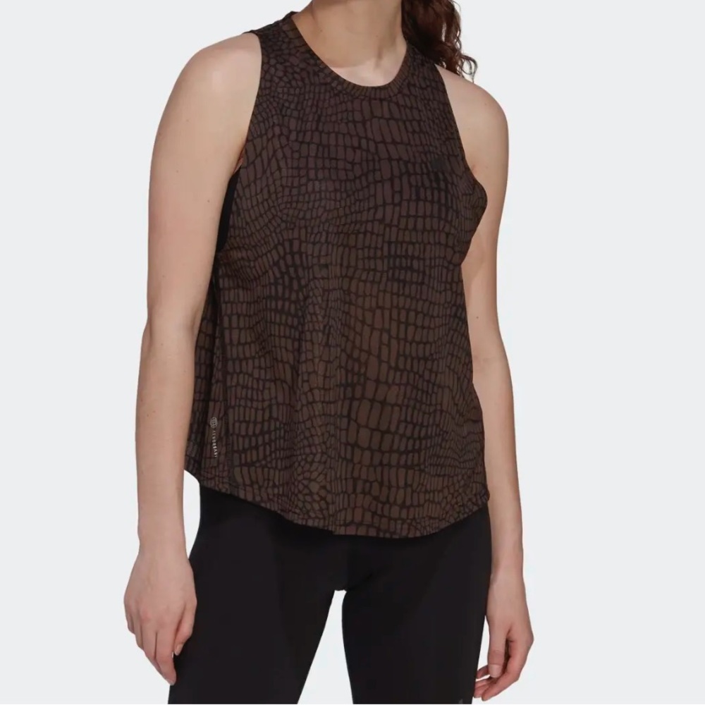 adidas Runs Icon Crocodile Print Tank